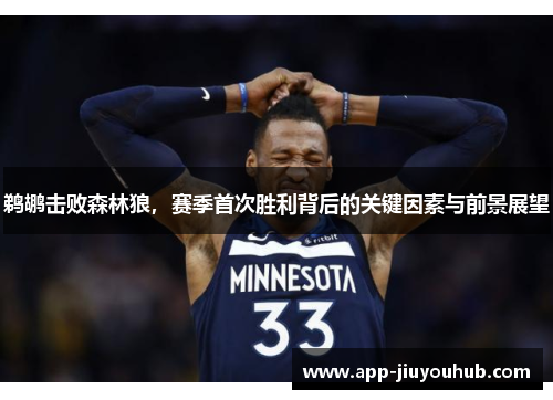 鹈鹕击败森林狼，赛季首次胜利背后的关键因素与前景展望